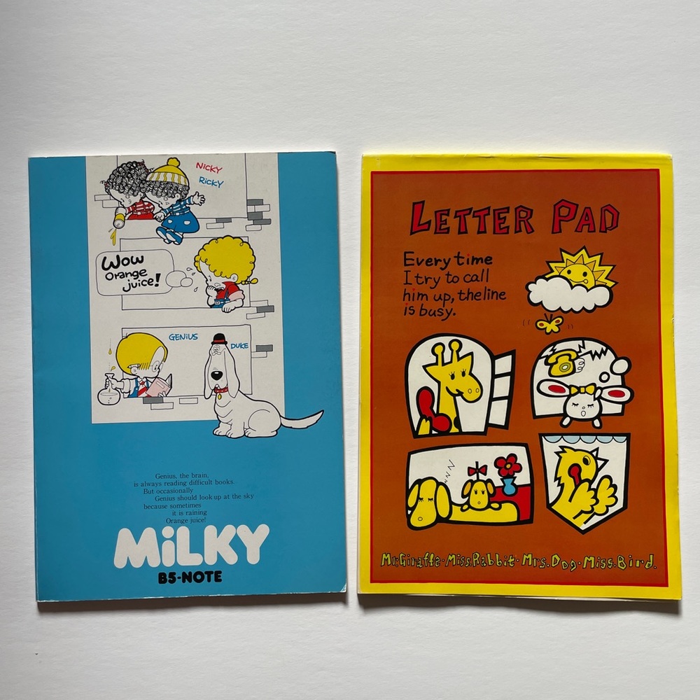 Vintage Japanese notebooks x2